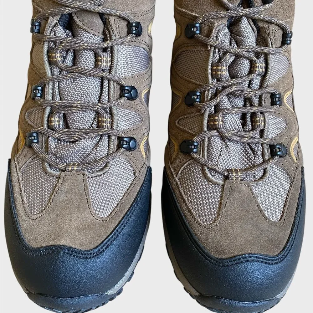 NEW Northside Snohomish Mid Waterproof Hiking Boots Men's Size 12 Tan Dark Honey